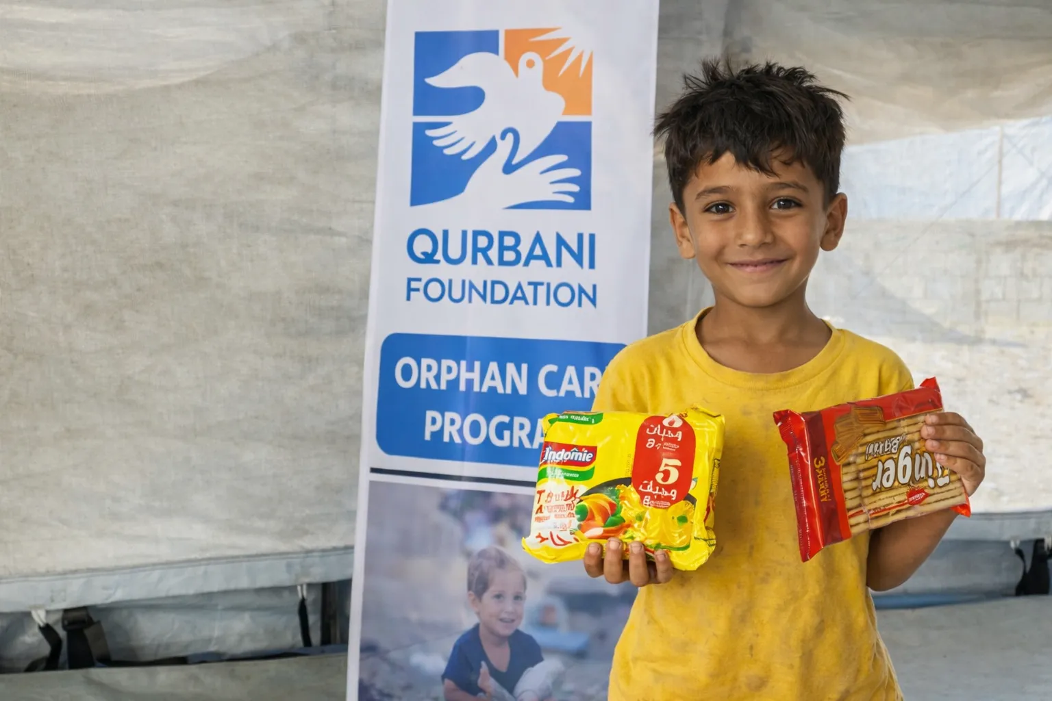 Qurbani Foundation orphan care projects - monthly donations support orphan education healthcare and families